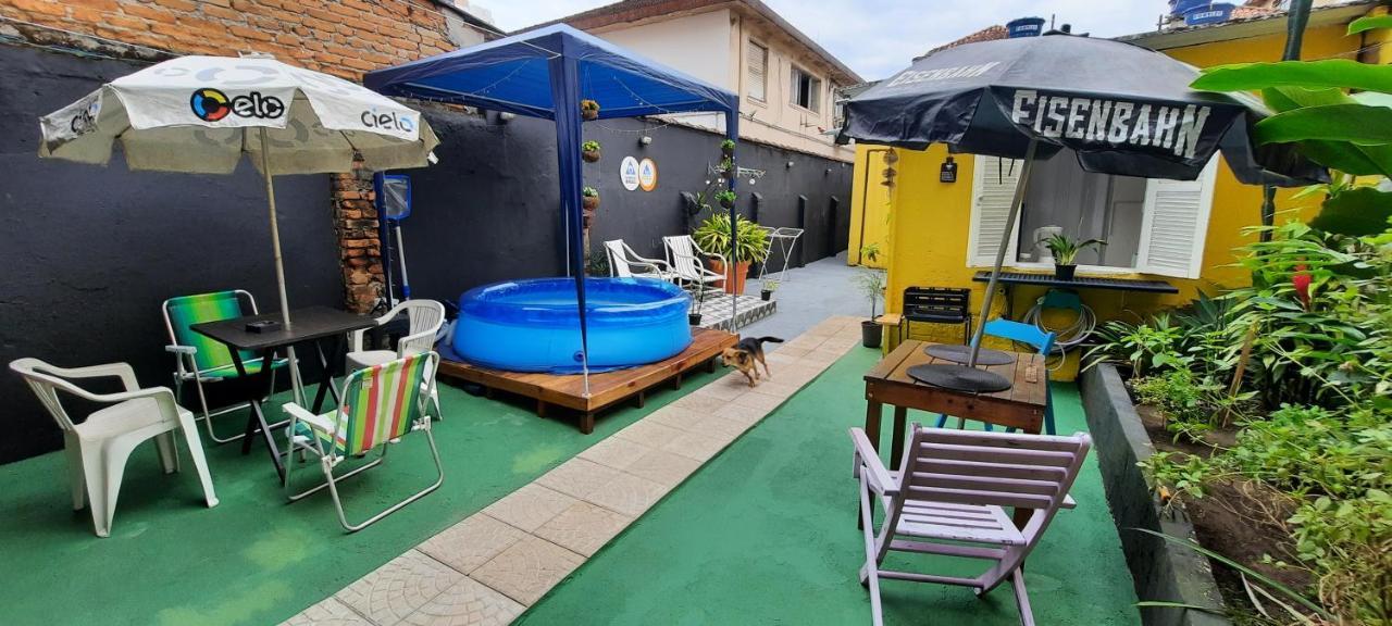 Quintal Da Bella Hostel سانتوس المظهر الخارجي الصورة